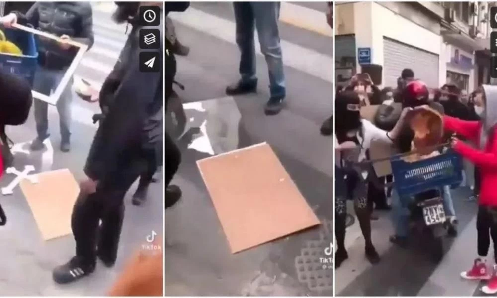 Μήνυση για την βεβήλωση της εικόνας της Παναγίας στο κέντρο της Αθήνας